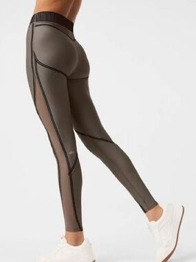 Alo Airlift Mesh Line Up High-Waist Legging